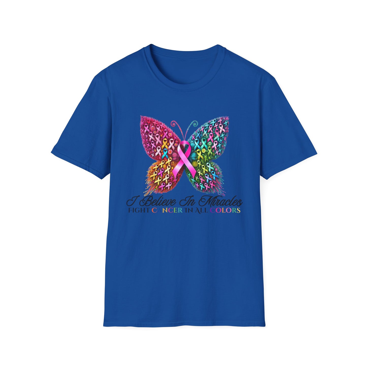 I Believe in Miracles Butterfly Cancer -T-Shirt