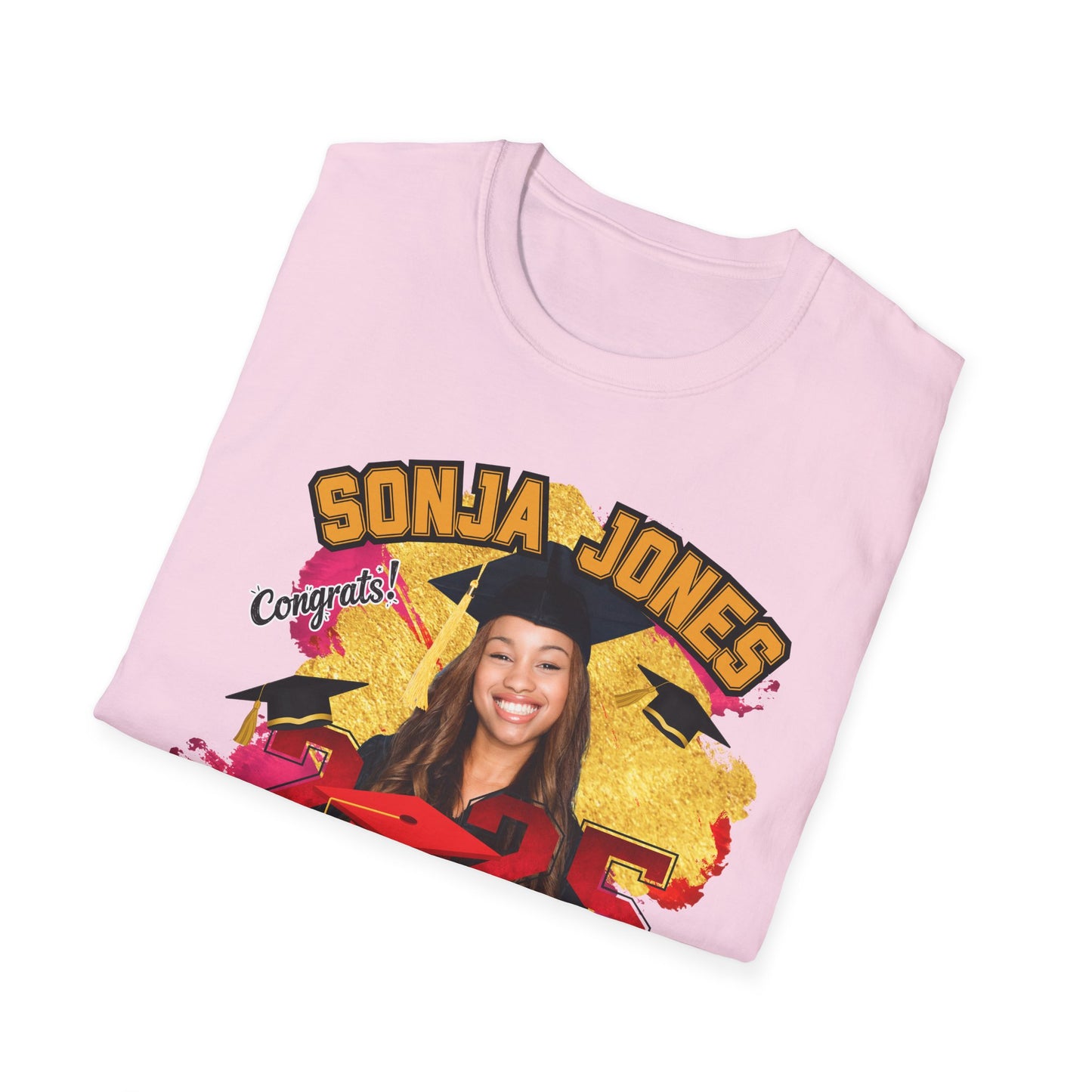 Congrats Graduate 2025 Tee – Custom Name & Picture Design