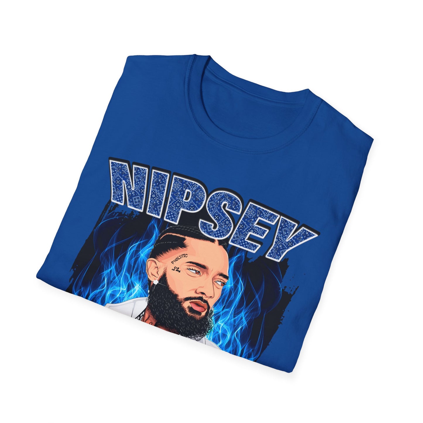 Nipsey Hussle Legacy Tee – Blue Flame Edition
