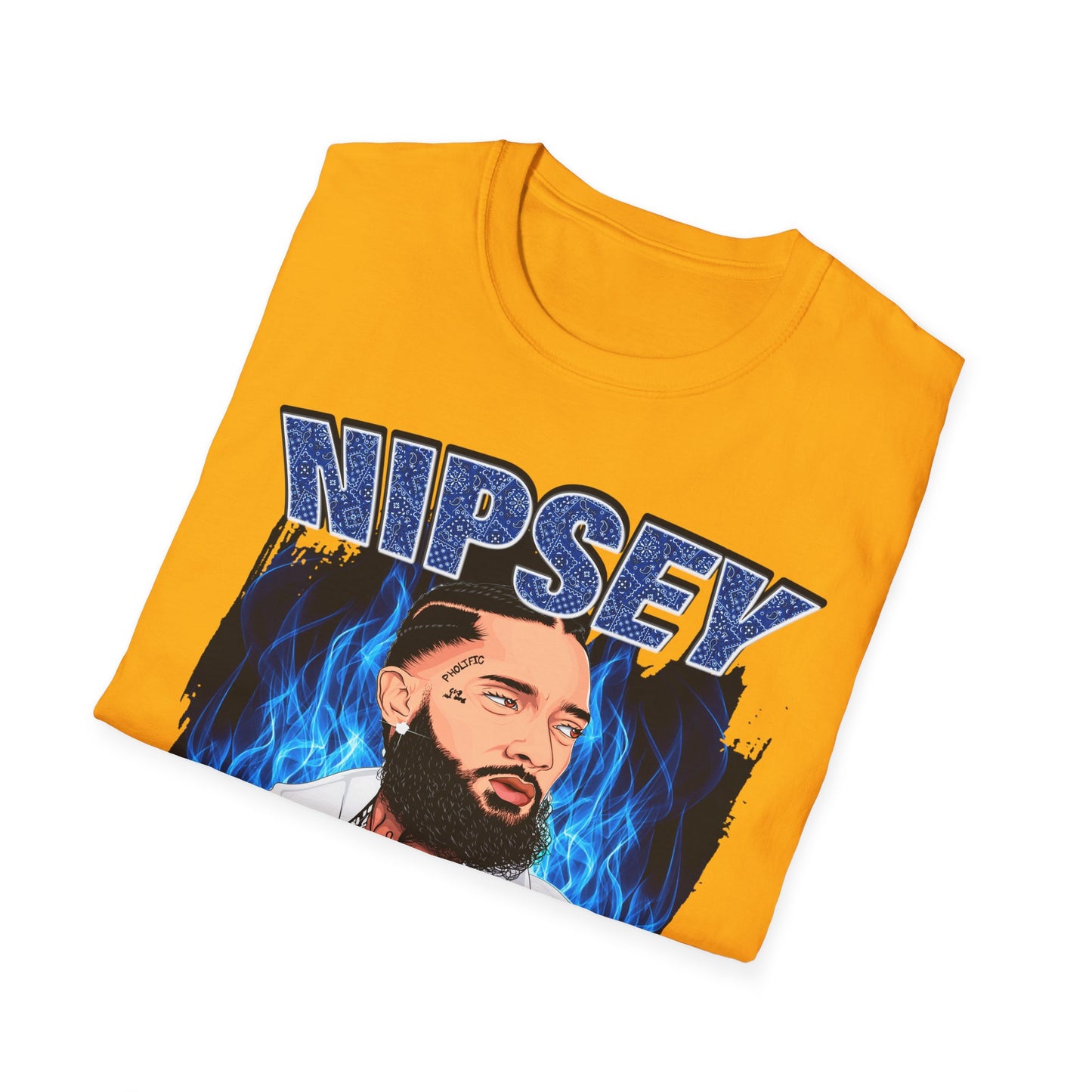 Nipsey Hussle Legacy Tee – Blue Flame Edition