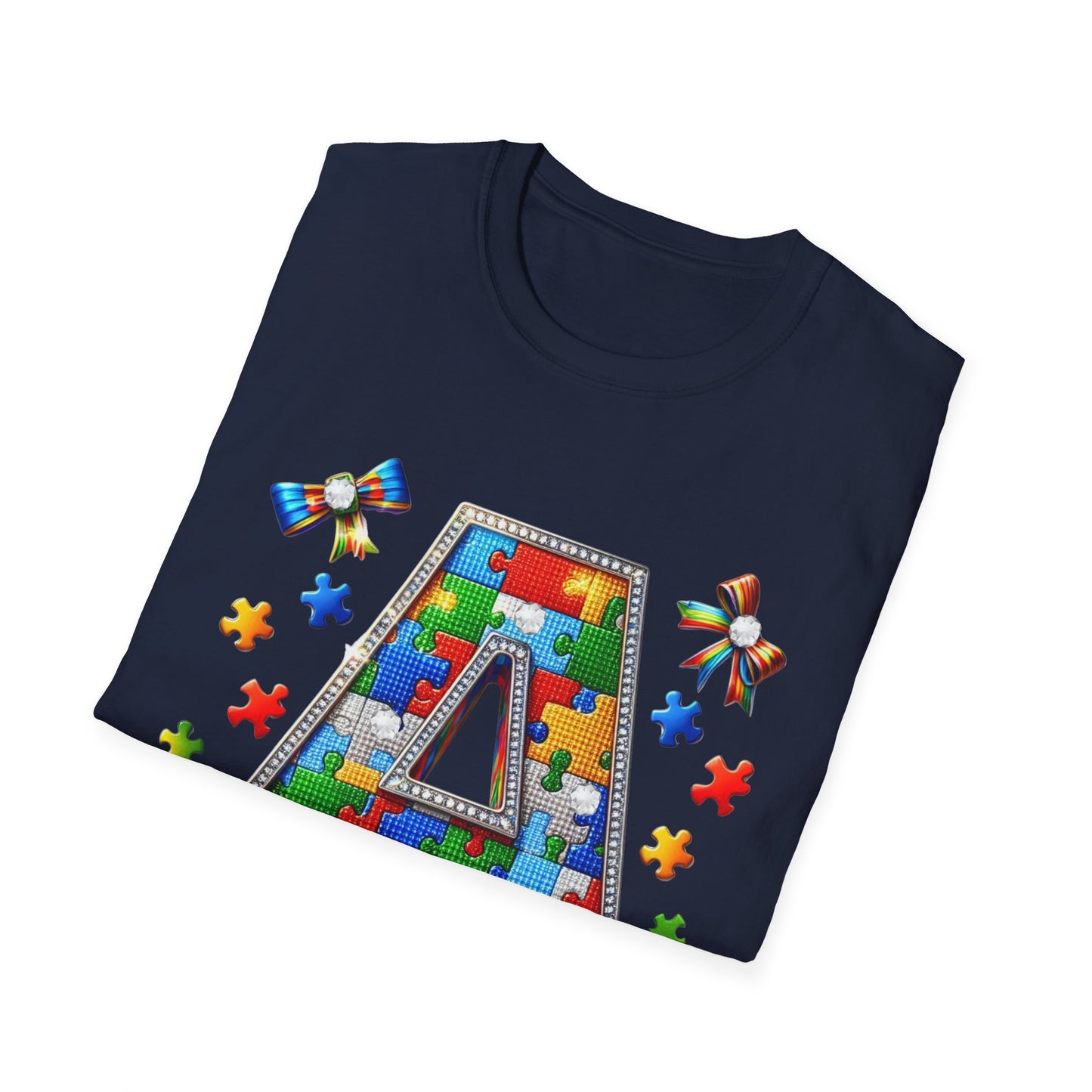 Monogram A Puzzle Shirt – Sparkle & Awareness"