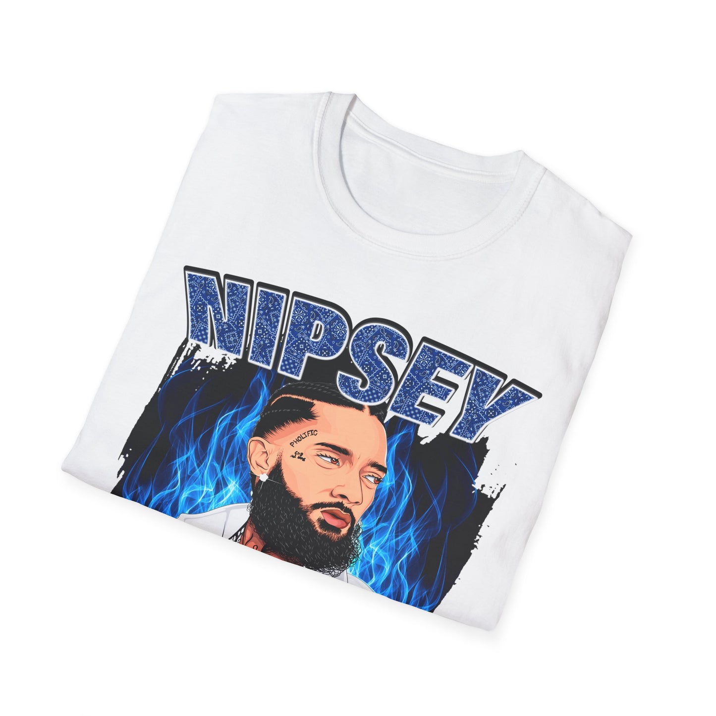 Nipsey Hussle Legacy Tee – Blue Flame Edition