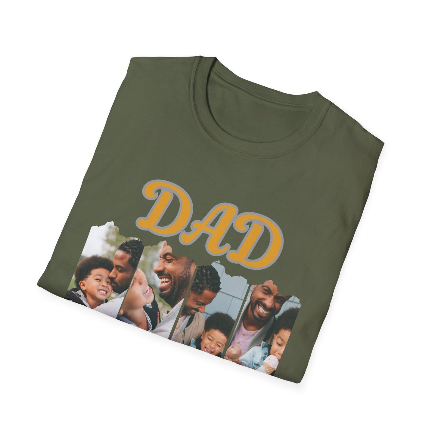 Heartwarming Dad T-Shirt – Family Memory Graphic Tee, Father's Day Gift, Dad T-Shirt, Family Shirt, Casual Wear, Unisex Tee