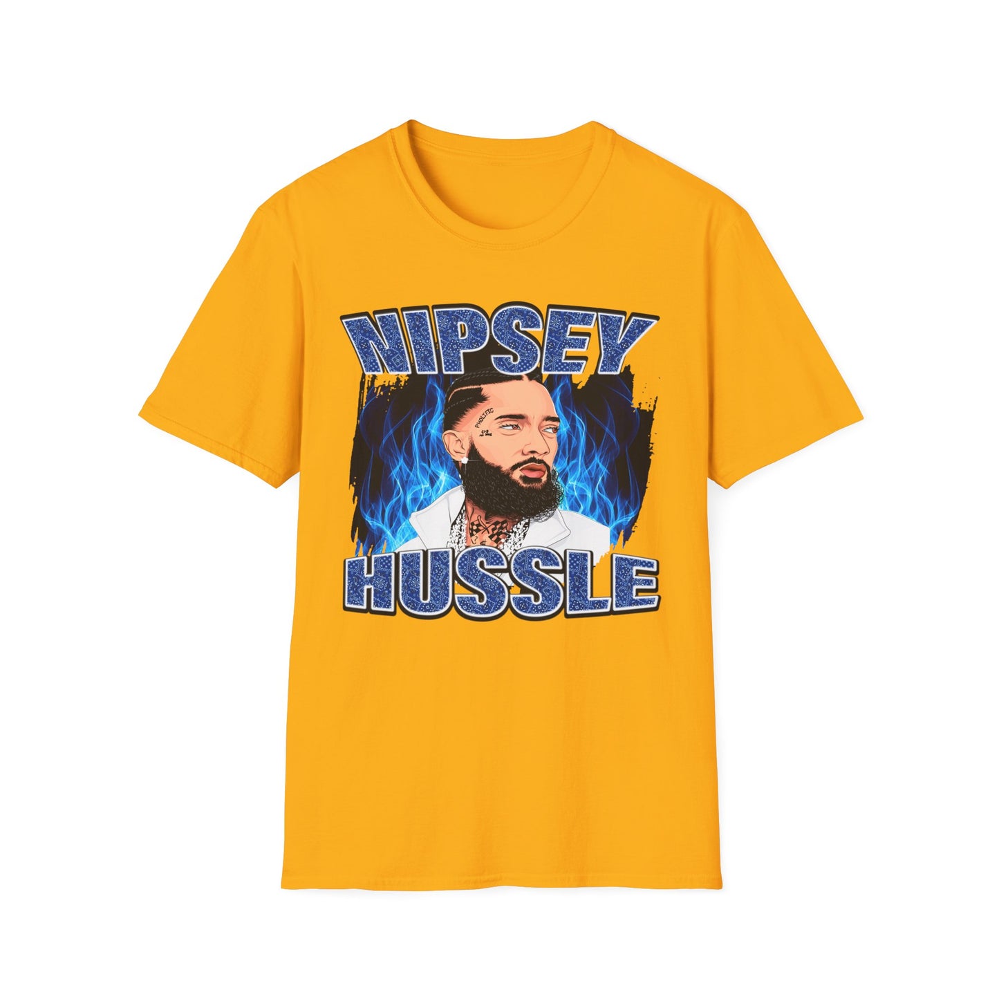 Nipsey Hussle Legacy Tee – Blue Flame Edition