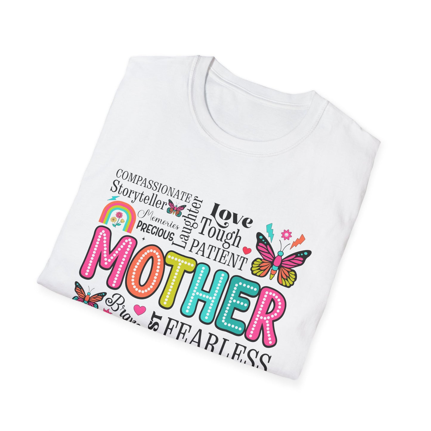 Mom Magic β Retro Rainbow Mother's Day Softstyle T-Shirt