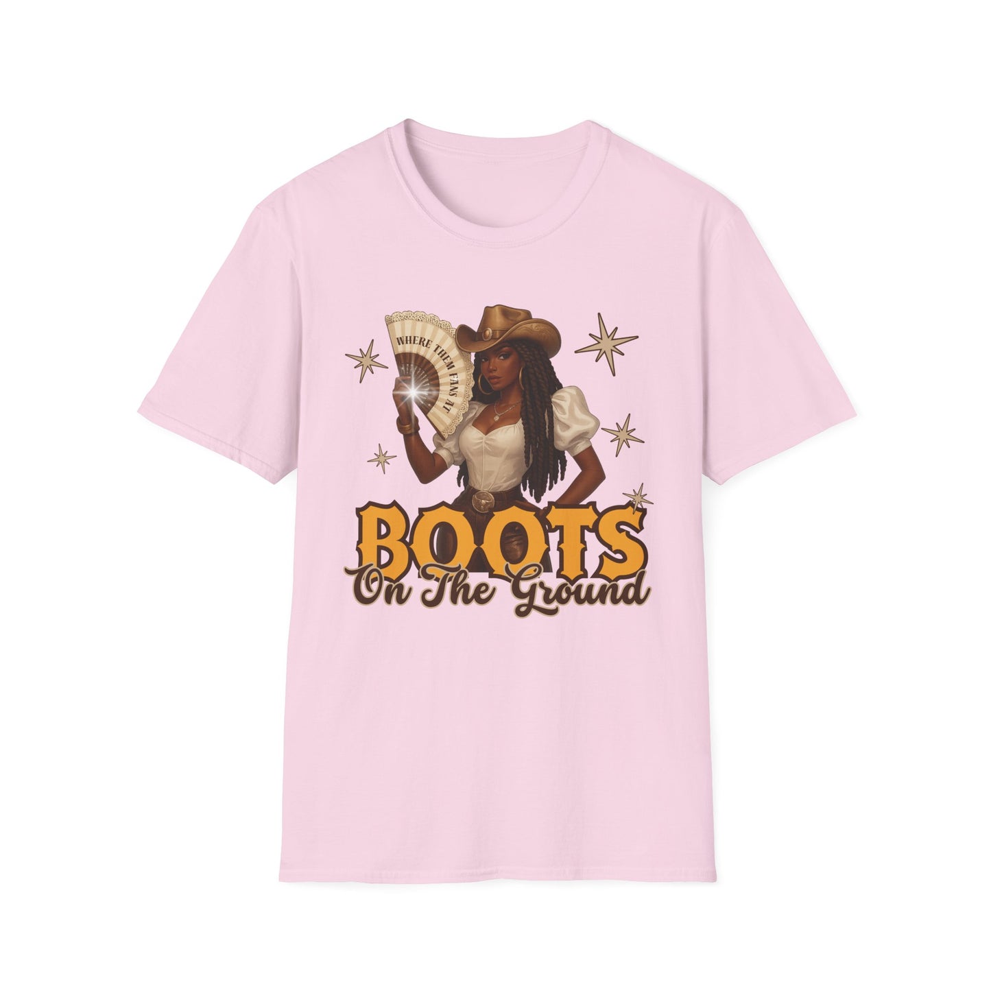 Western Woman Power Shirt – Boots On The Ground Statement Tee