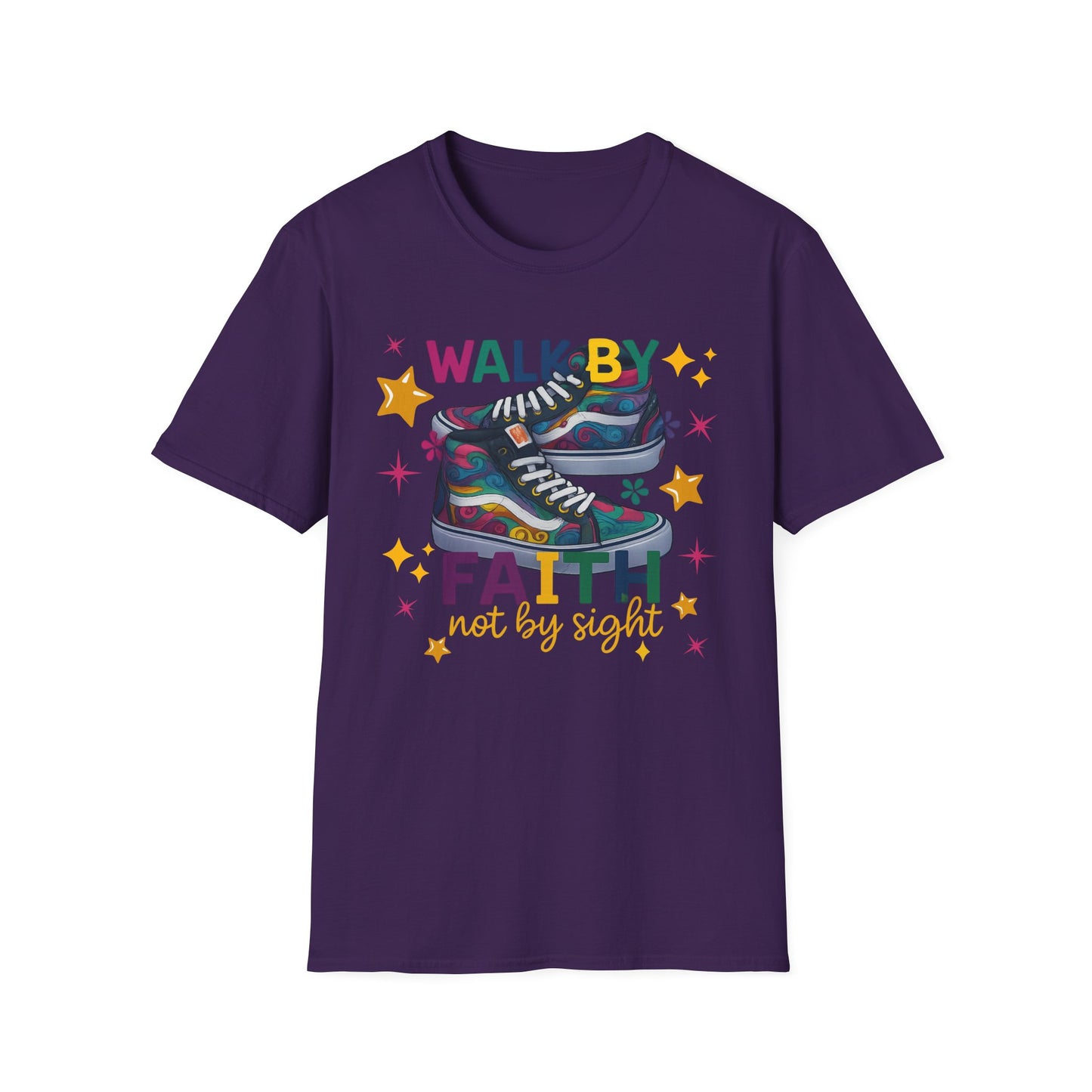 Walk by Faith Graphic T-Shirt | Inspirational Unisex Tee