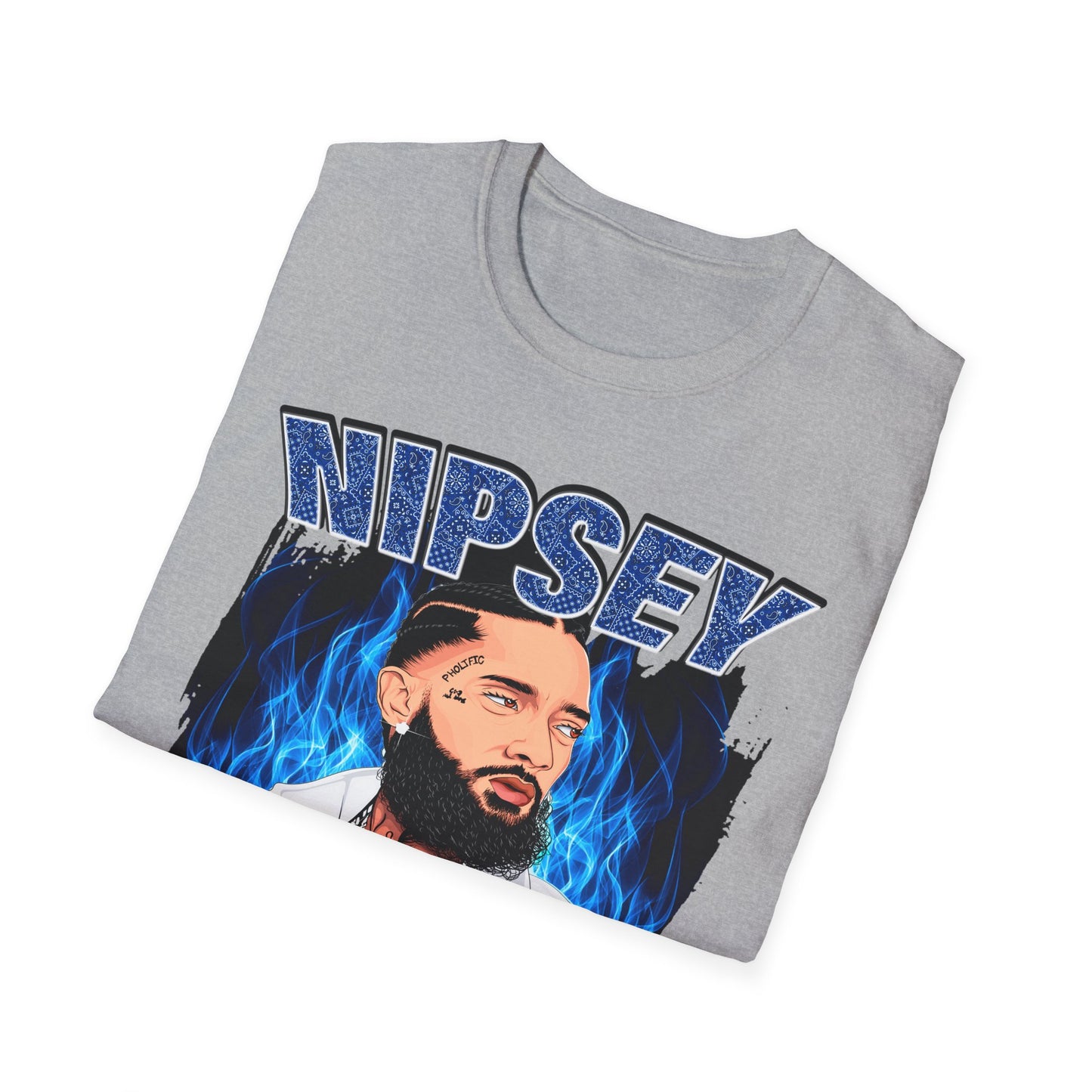 Nipsey Hussle Legacy Tee – Blue Flame Edition