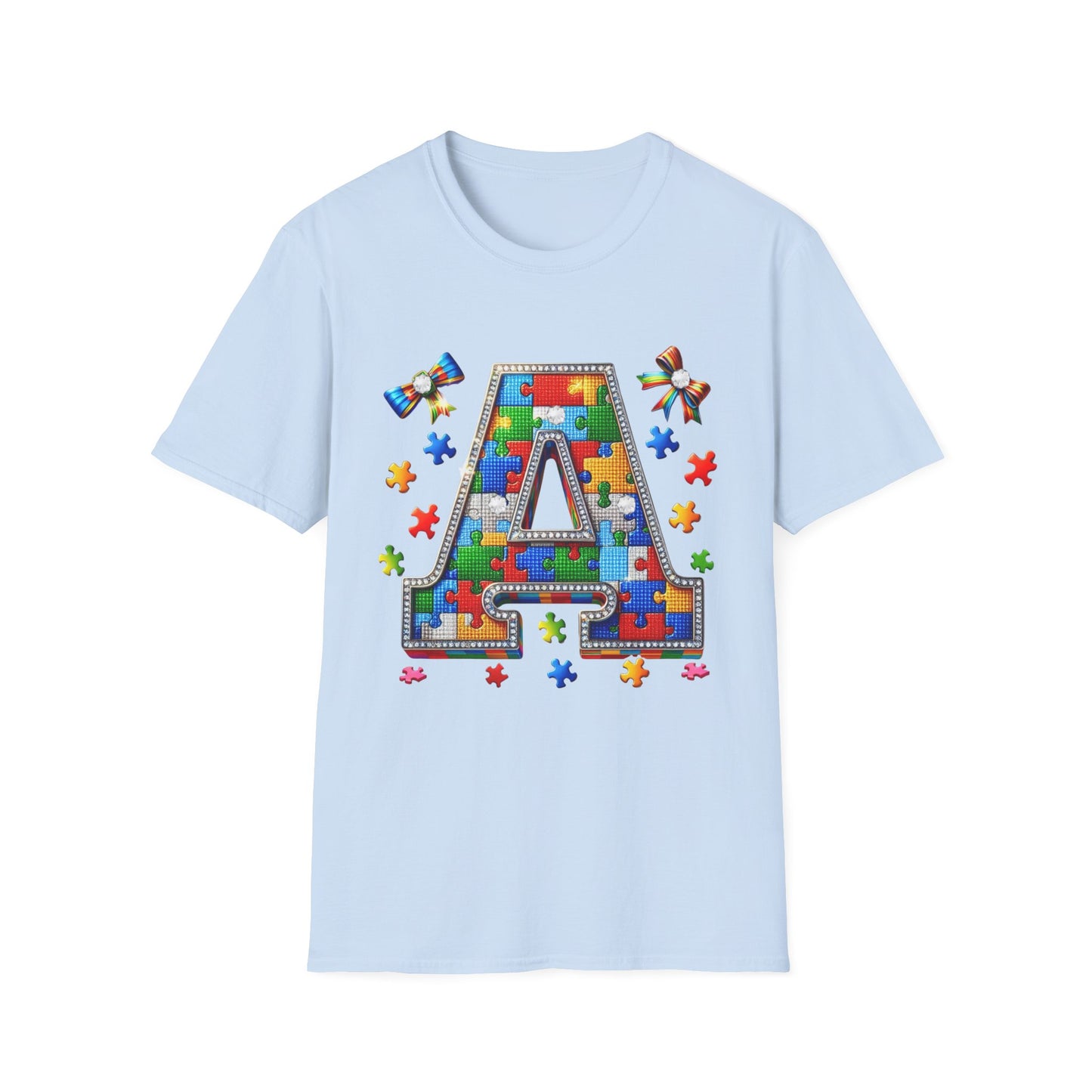 Monogram A Puzzle Shirt – Sparkle & Awareness"