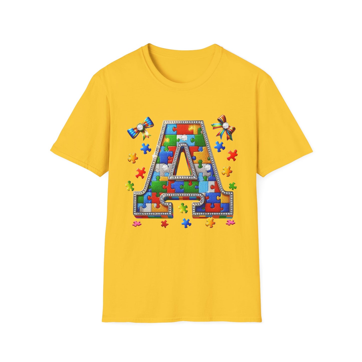 Monogram A Puzzle Shirt – Sparkle & Awareness"