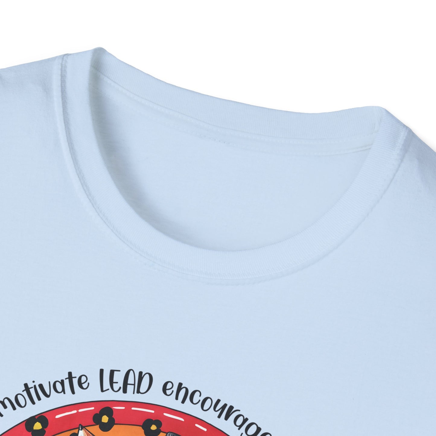 Teacher Life – Bold, Bright & Full of Heart Softstyle T-Shirt