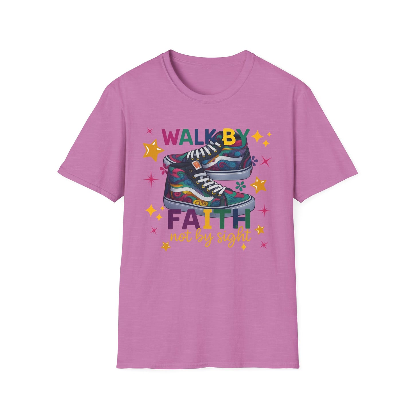 Walk by Faith Graphic T-Shirt | Inspirational Unisex Tee