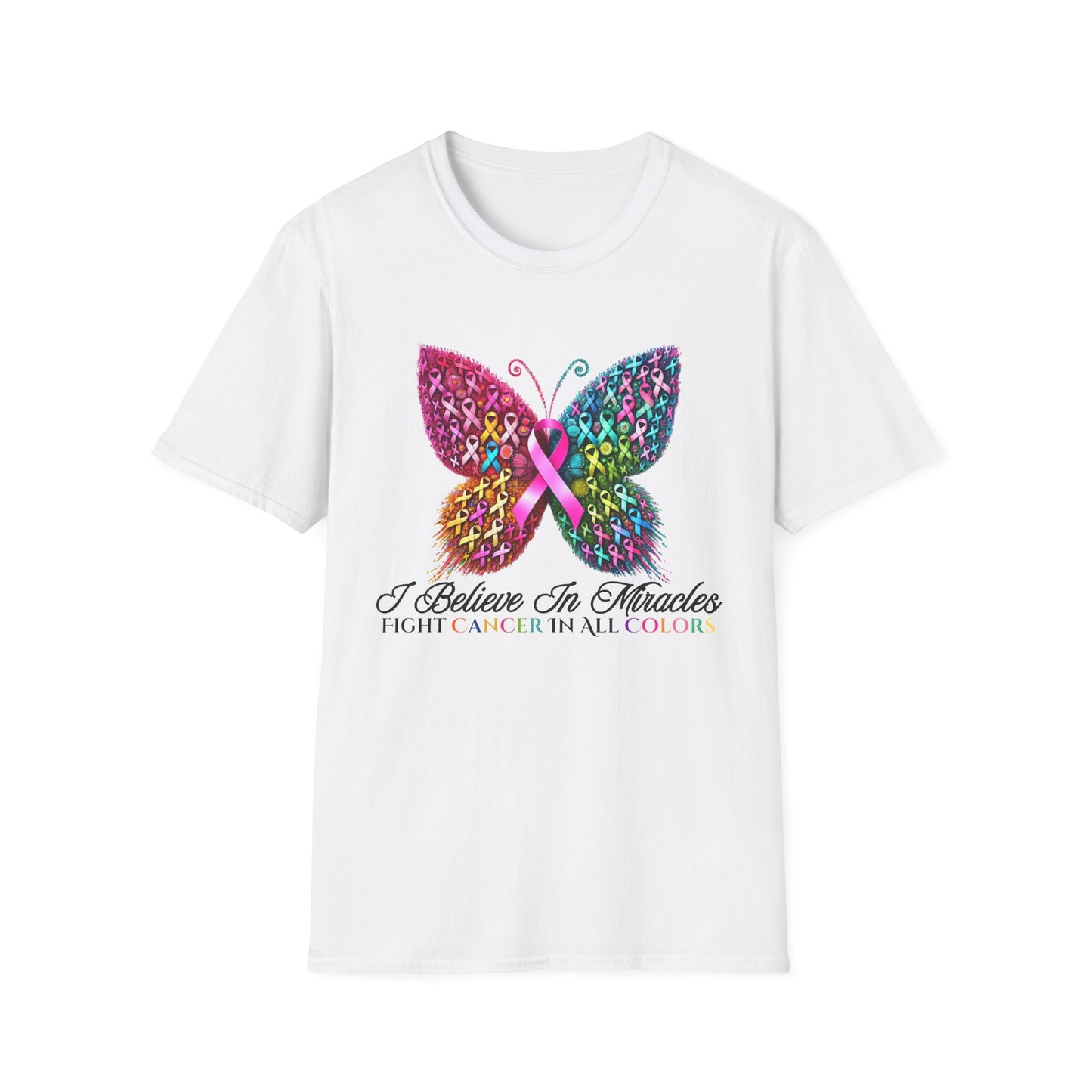 I Believe in Miracles Butterfly Cancer -T-Shirt