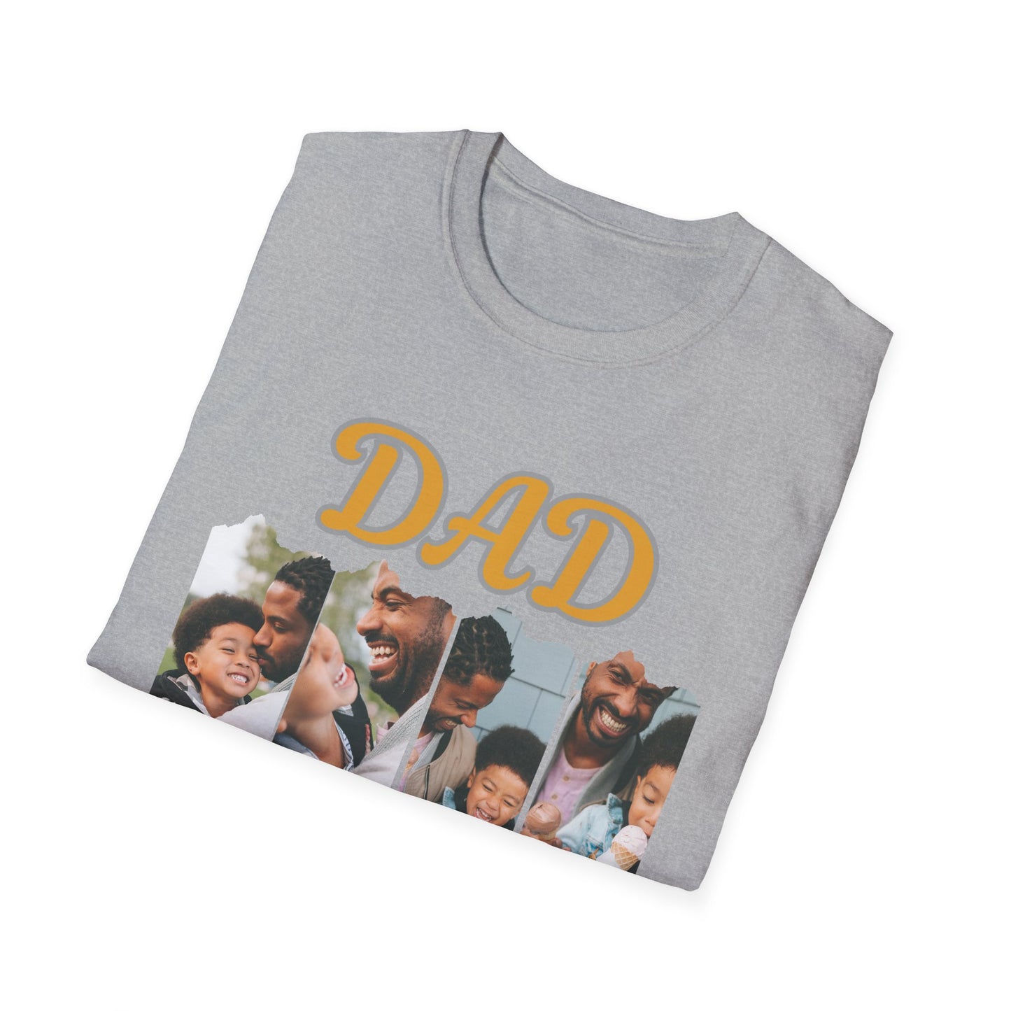 Heartwarming Dad T-Shirt – Family Memory Graphic Tee, Father's Day Gift, Dad T-Shirt, Family Shirt, Casual Wear, Unisex Tee