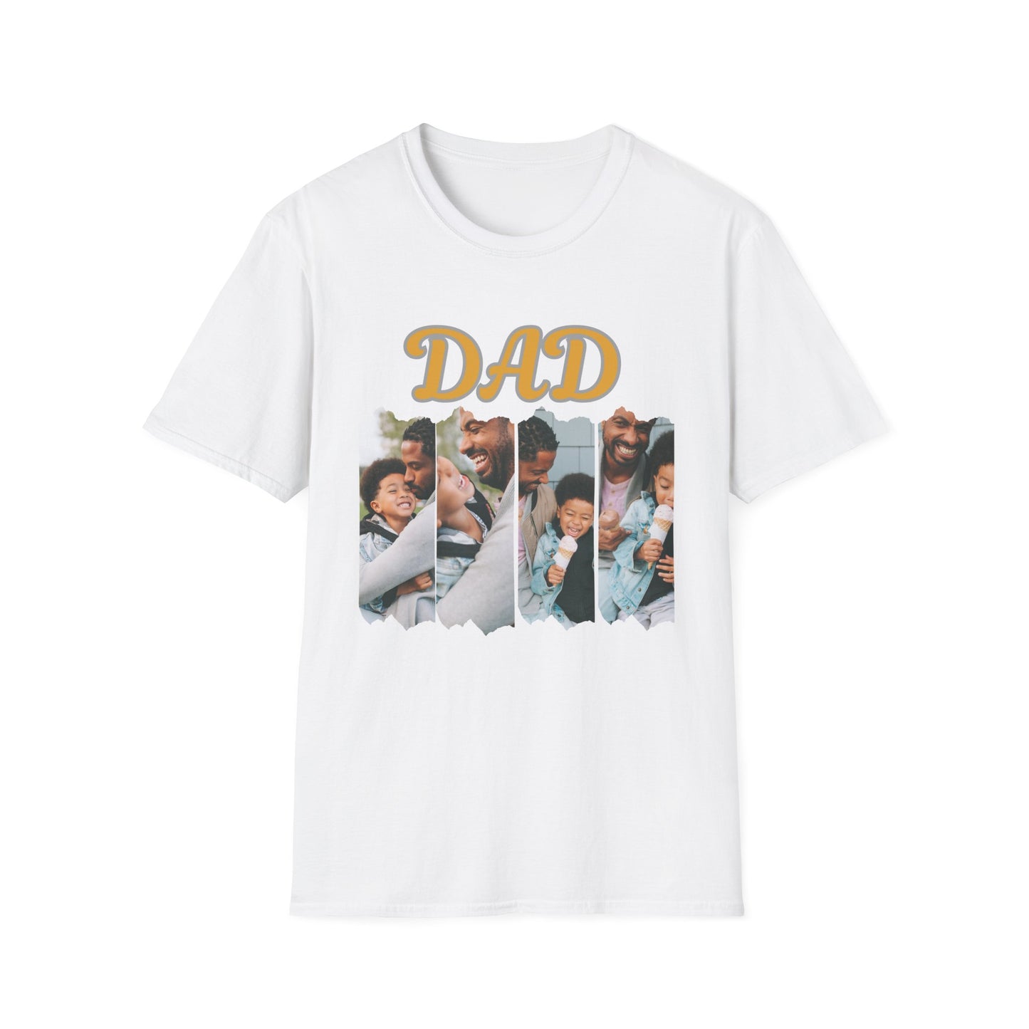 Heartwarming Dad T-Shirt – Family Memory Graphic Tee, Father's Day Gift, Dad T-Shirt, Family Shirt, Casual Wear, Unisex Tee