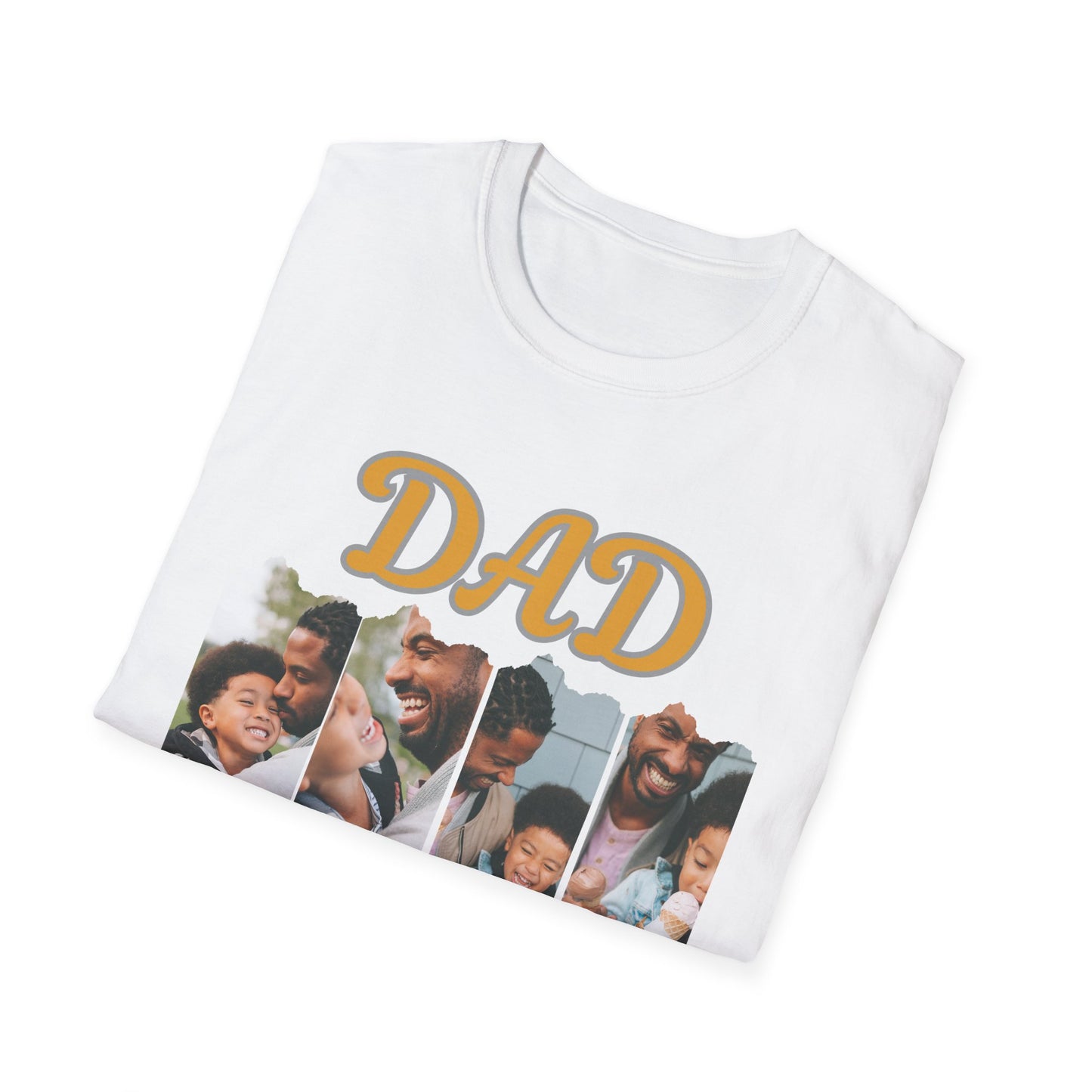 Heartwarming Dad T-Shirt – Family Memory Graphic Tee, Father's Day Gift, Dad T-Shirt, Family Shirt, Casual Wear, Unisex Tee