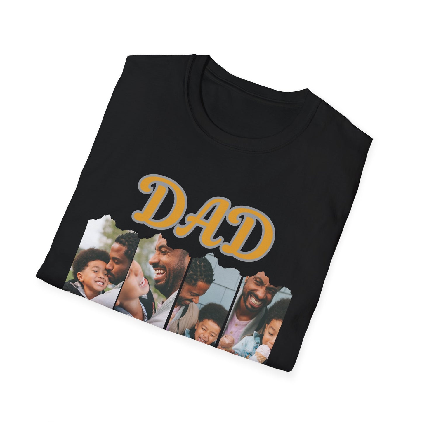 Heartwarming Dad T-Shirt – Family Memory Graphic Tee, Father's Day Gift, Dad T-Shirt, Family Shirt, Casual Wear, Unisex Tee