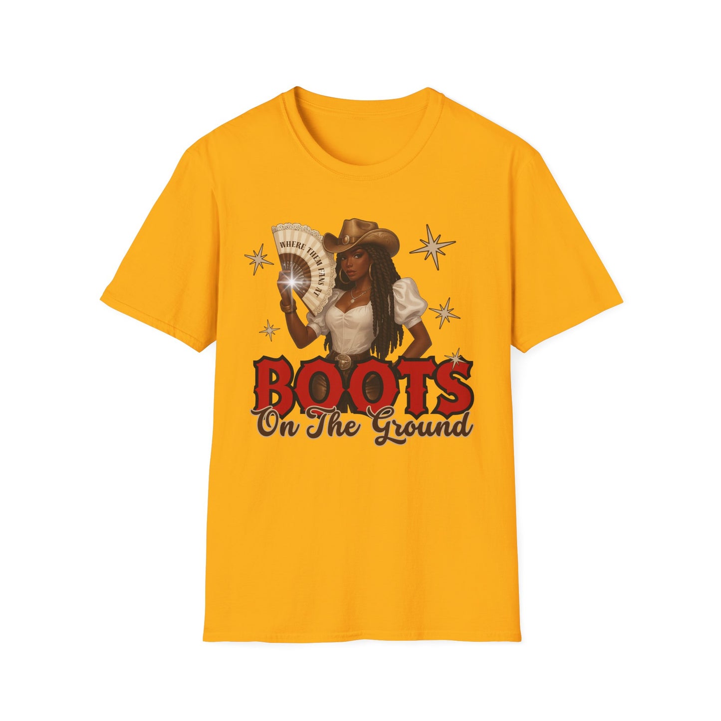 Cowgirl Vibes Graphic Tee – Strong Women in Boots Shirt