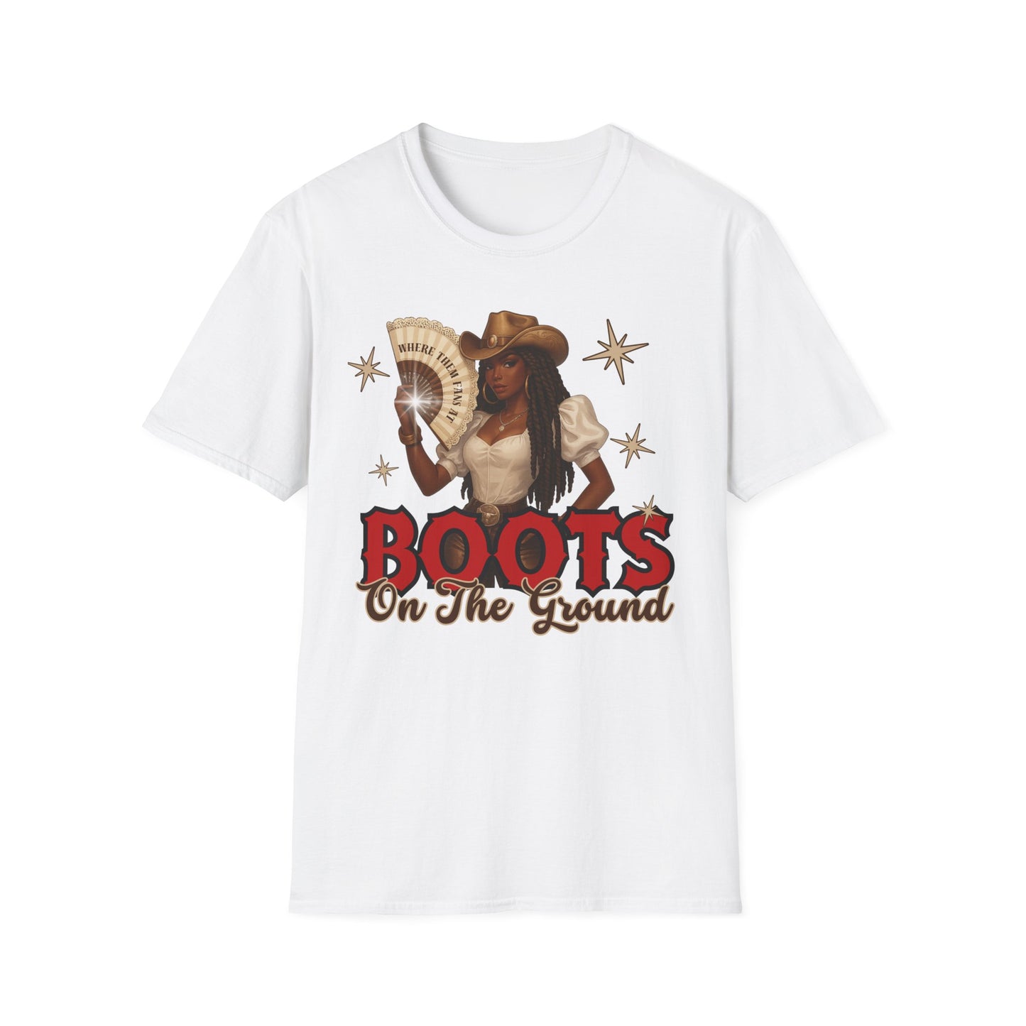 Cowgirl Vibes Graphic Tee – Strong Women in Boots Shirt