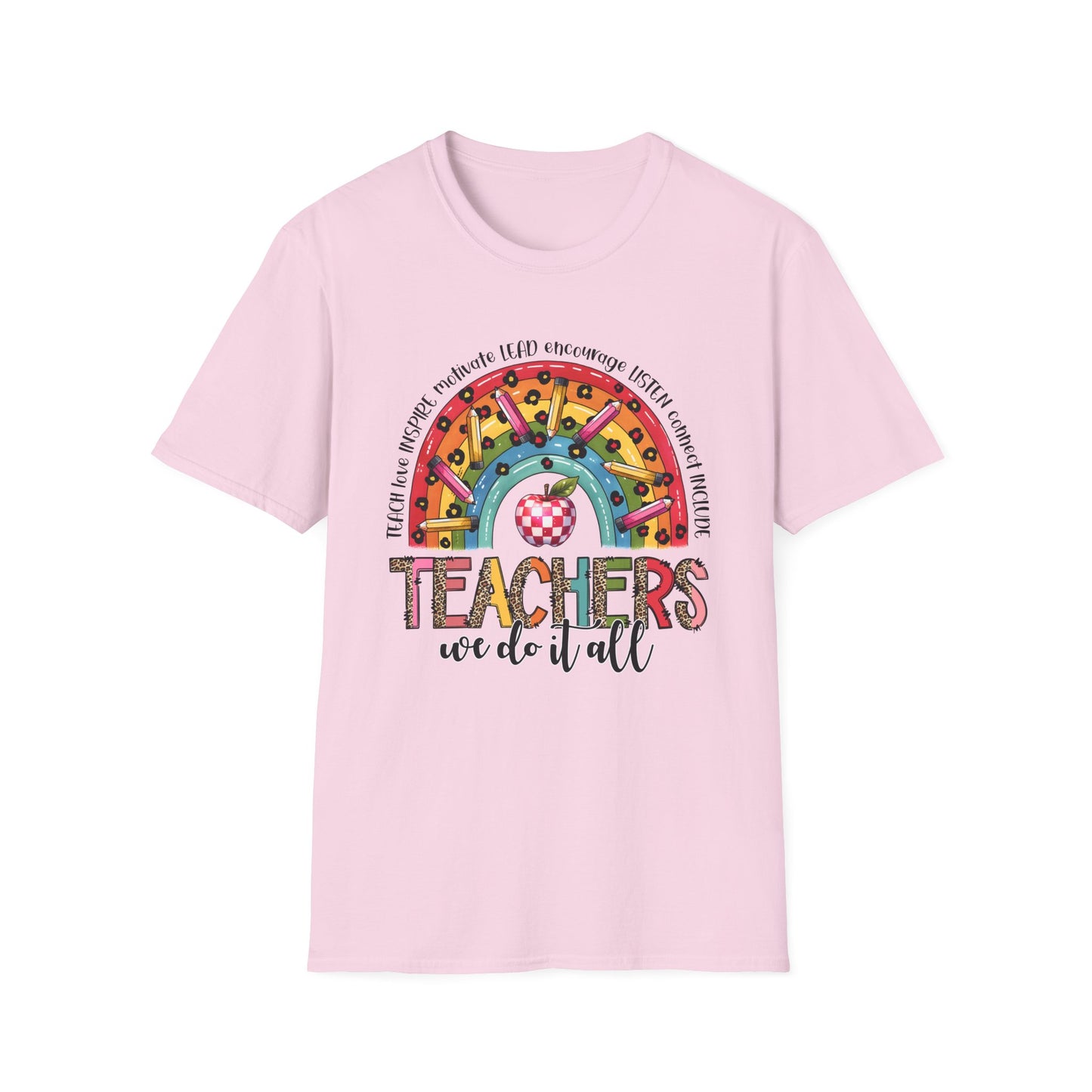 Teacher Life – Bold, Bright & Full of Heart Softstyle T-Shirt