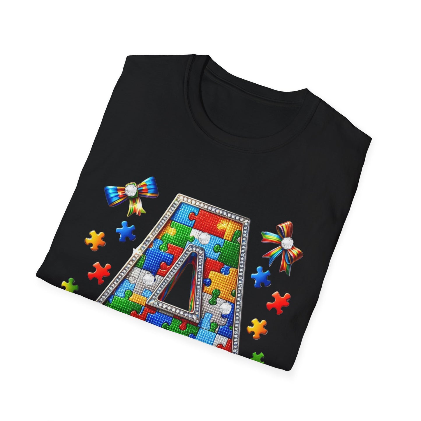 Monogram A Puzzle Shirt – Sparkle & Awareness"