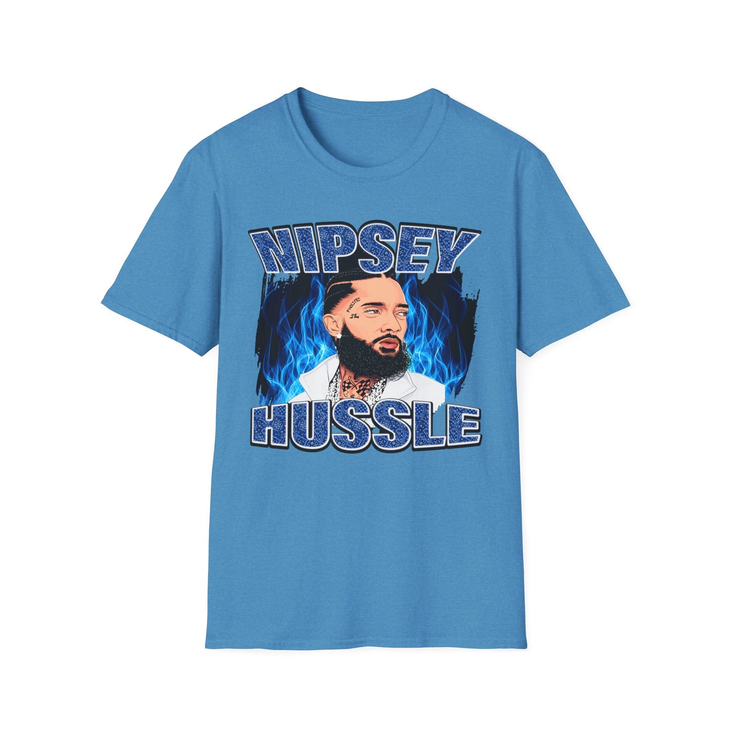 Nipsey Hussle Legacy Tee – Blue Flame Edition