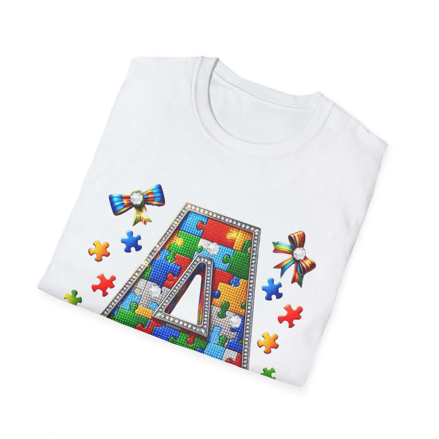 Monogram A Puzzle Shirt – Sparkle & Awareness"