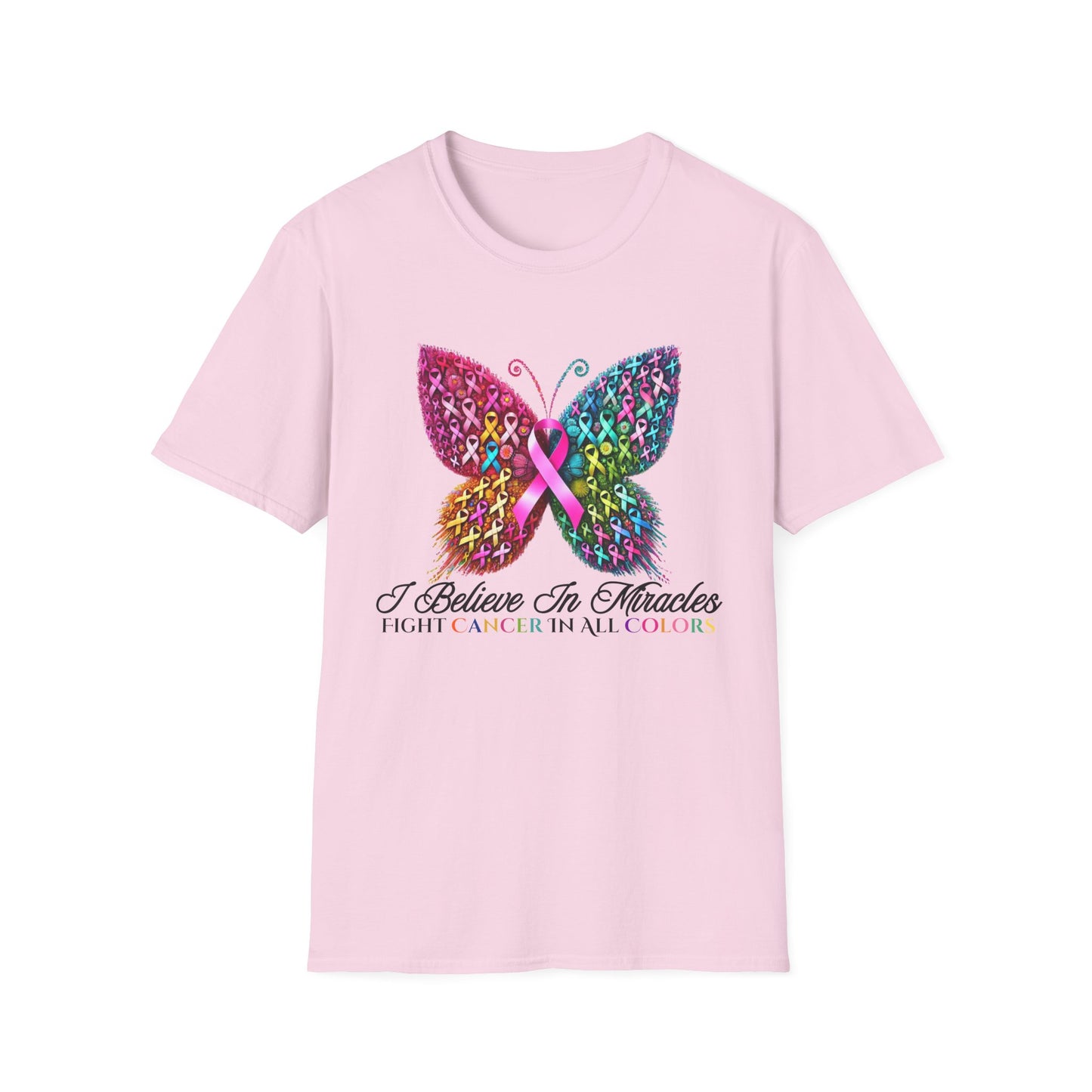I Believe in Miracles Butterfly Cancer -T-Shirt