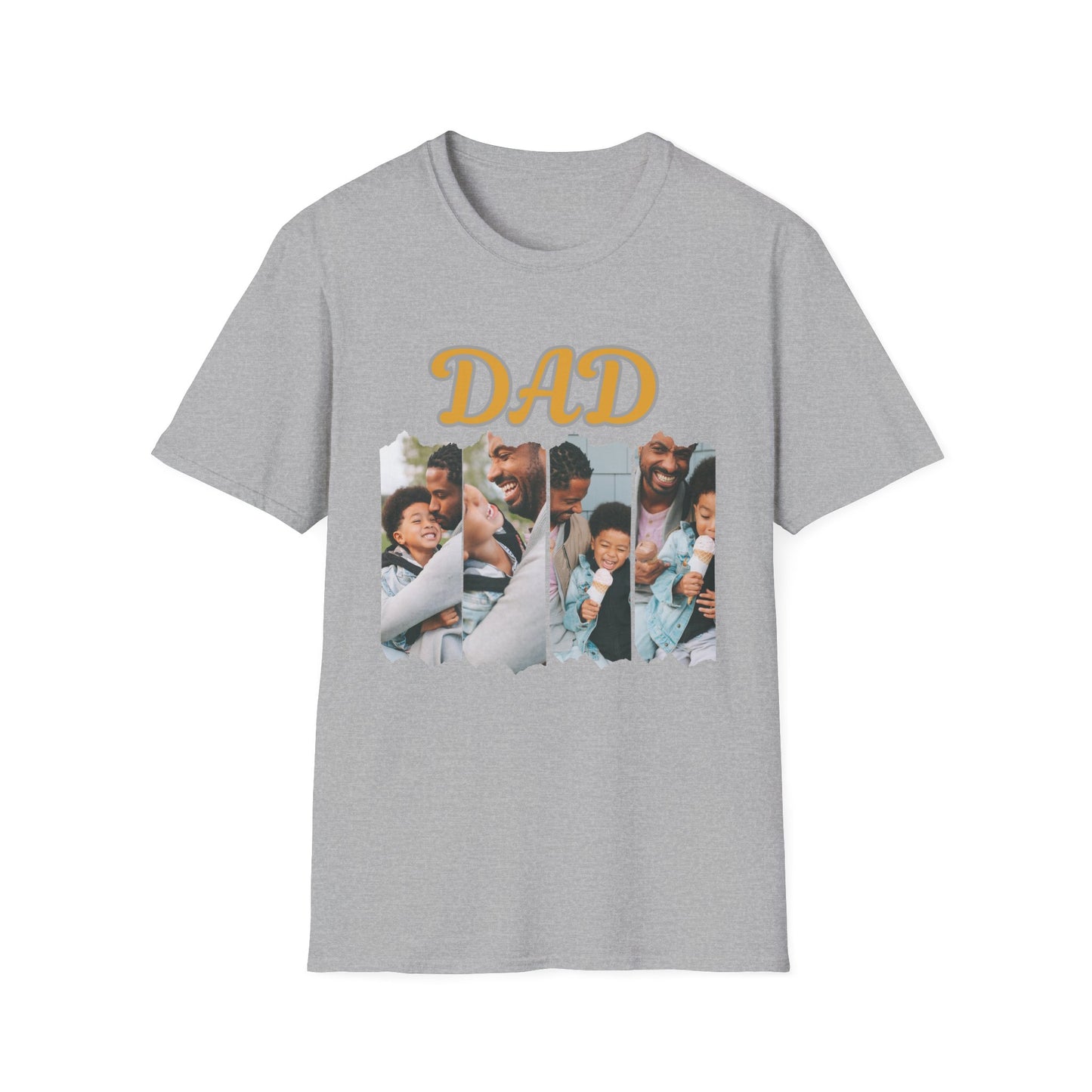 Heartwarming Dad T-Shirt – Family Memory Graphic Tee, Father's Day Gift, Dad T-Shirt, Family Shirt, Casual Wear, Unisex Tee