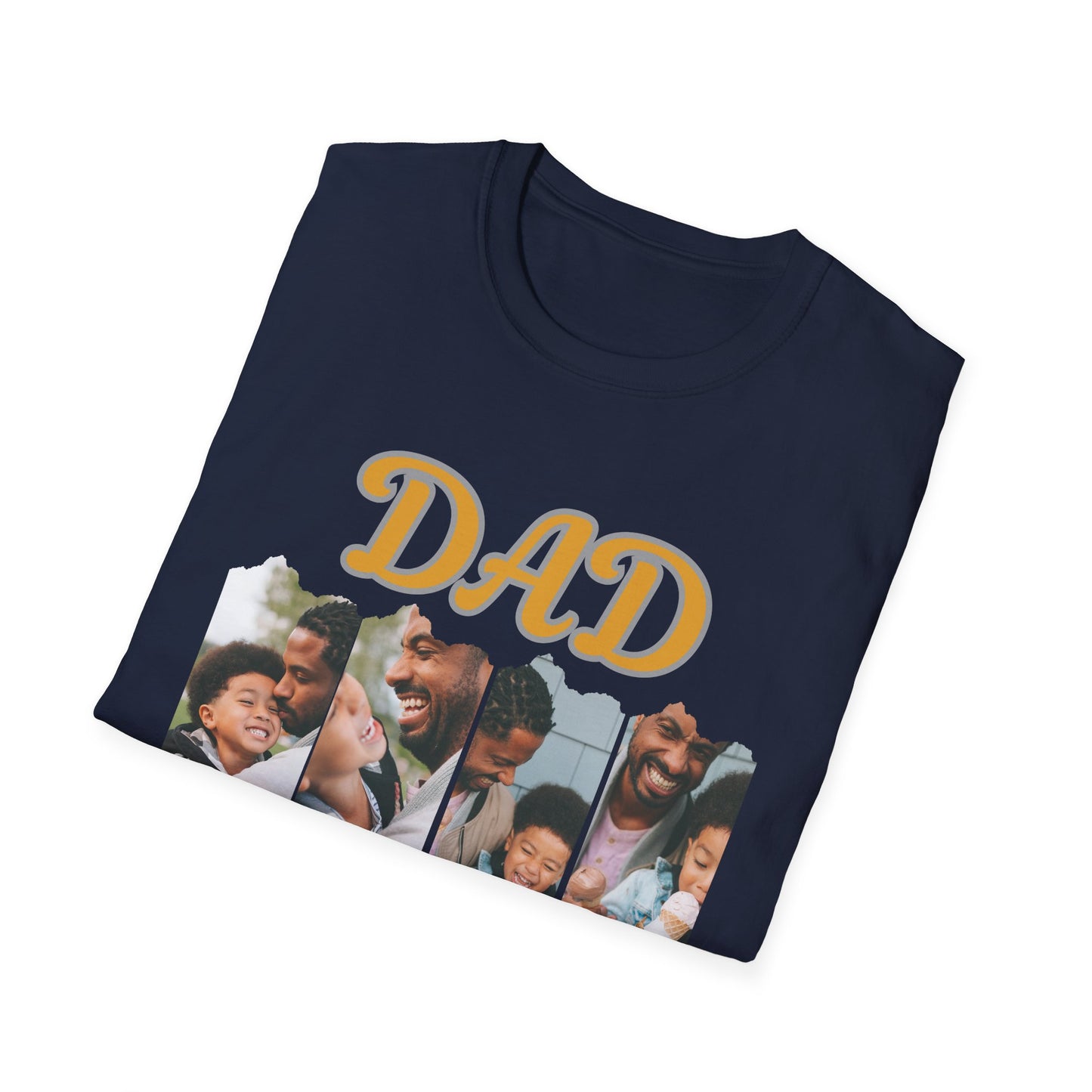 Heartwarming Dad T-Shirt – Family Memory Graphic Tee, Father's Day Gift, Dad T-Shirt, Family Shirt, Casual Wear, Unisex Tee
