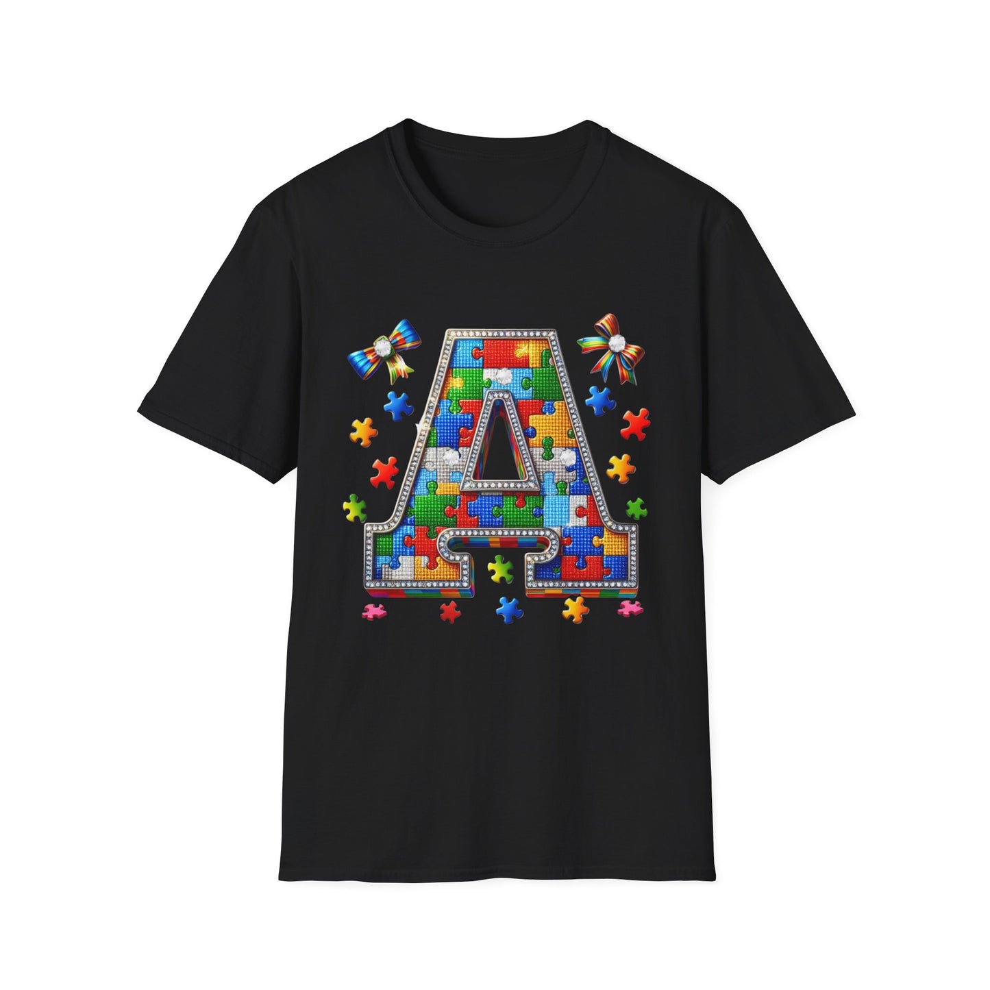 Monogram A Puzzle Shirt – Sparkle & Awareness"