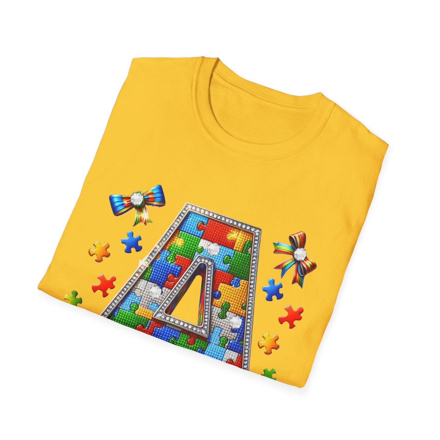 Monogram A Puzzle Shirt – Sparkle & Awareness"