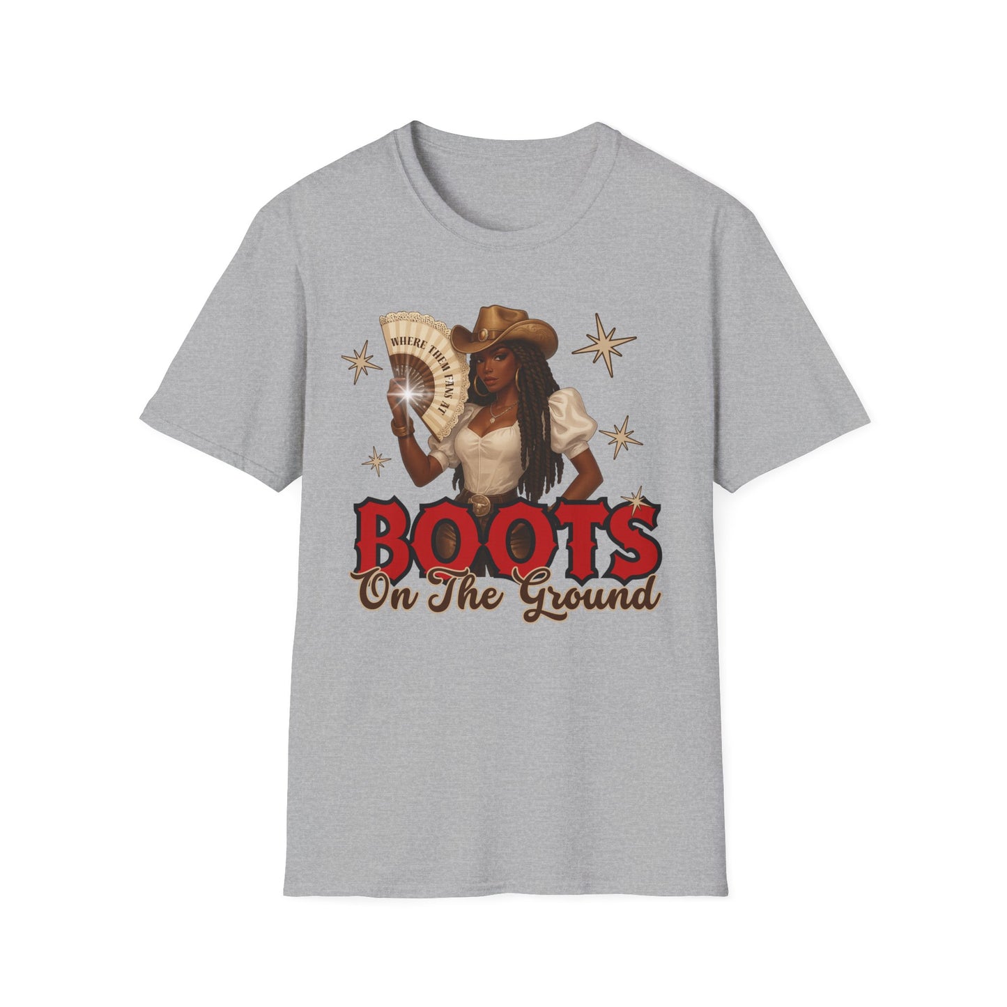 Cowgirl Vibes Graphic Tee – Strong Women in Boots Shirt