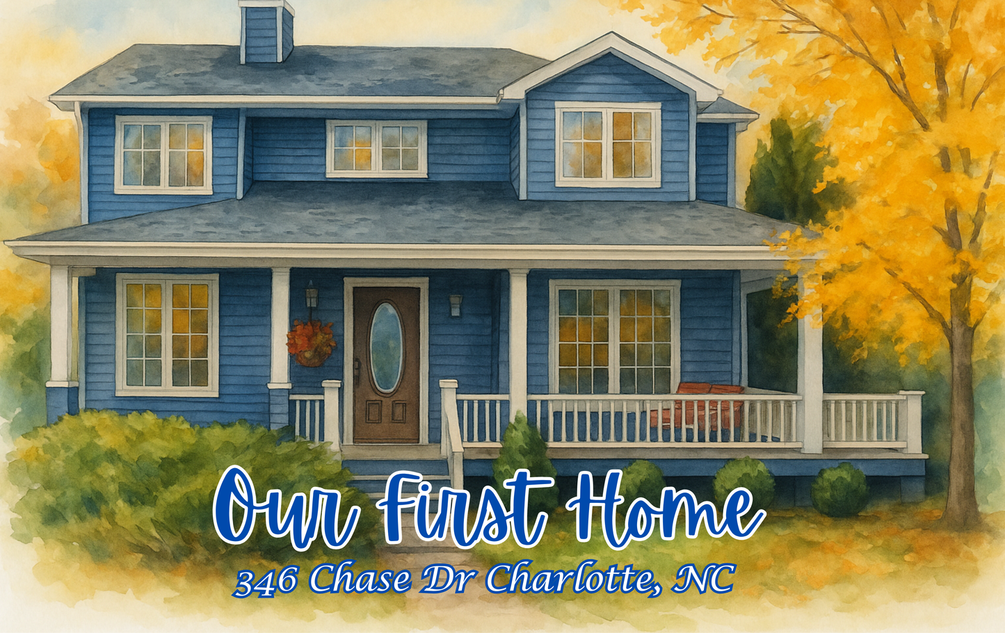 Custom Home Sweet Home Canvas Wall Art, Personalized Decor, Housewarming Gift, New Home Sign, Modern Home Decoration