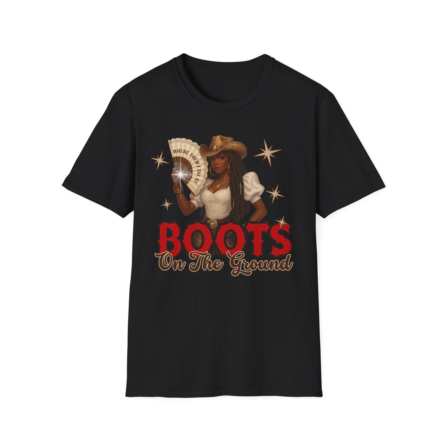 Cowgirl Vibes Graphic Tee – Strong Women in Boots Shirt