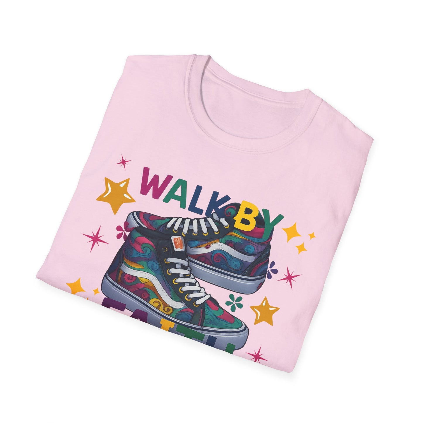 Walk by Faith Graphic T-Shirt | Inspirational Unisex Tee
