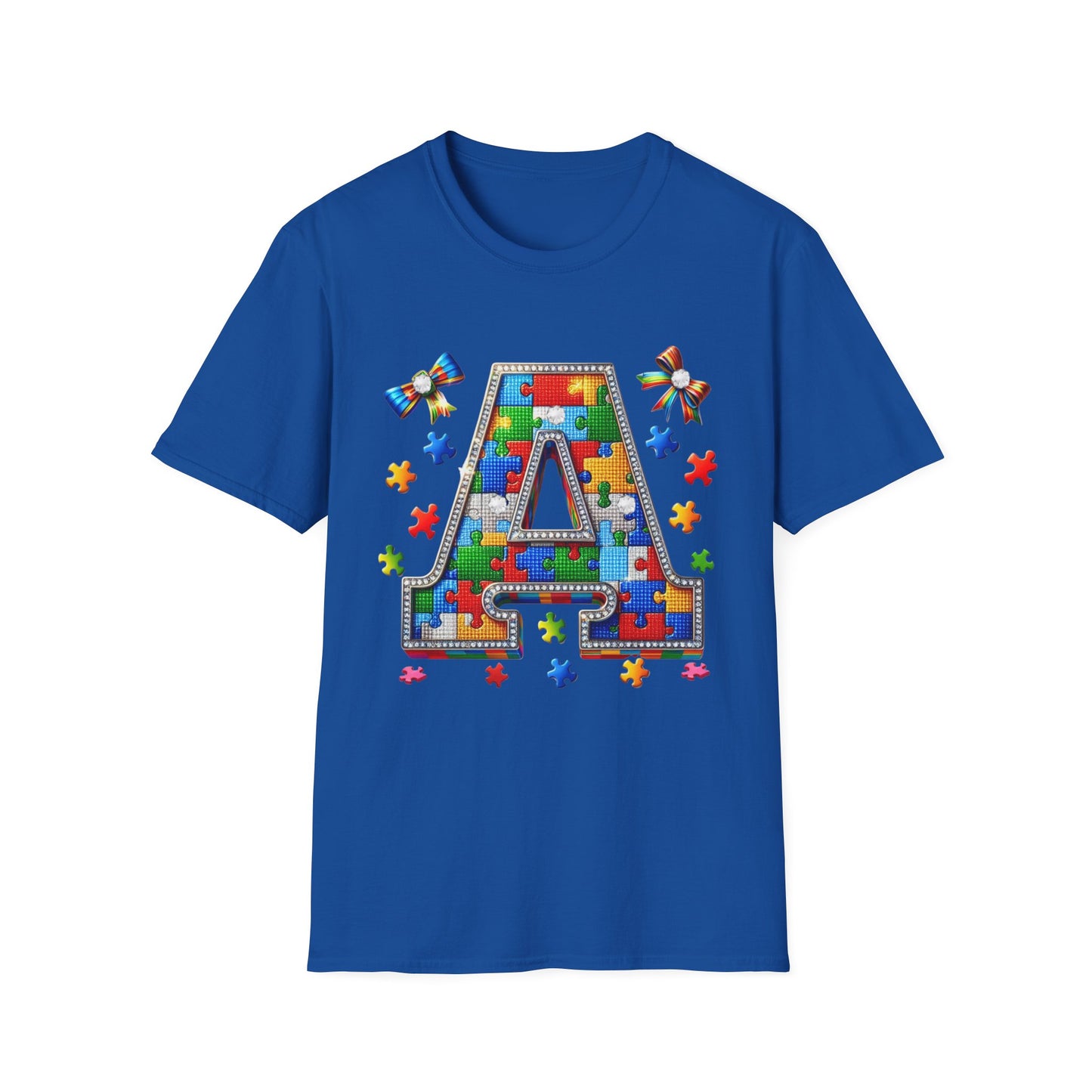 Monogram A Puzzle Shirt – Sparkle & Awareness"