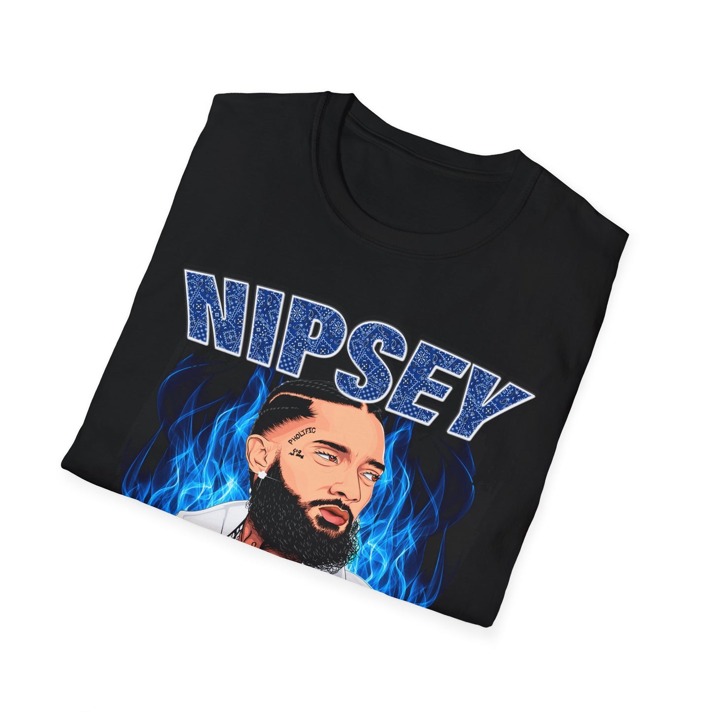 Nipsey Hussle Legacy Tee – Blue Flame Edition