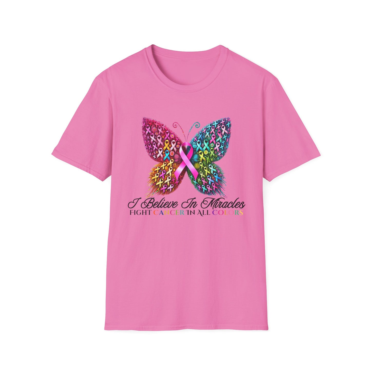 I Believe in Miracles Butterfly Cancer -T-Shirt