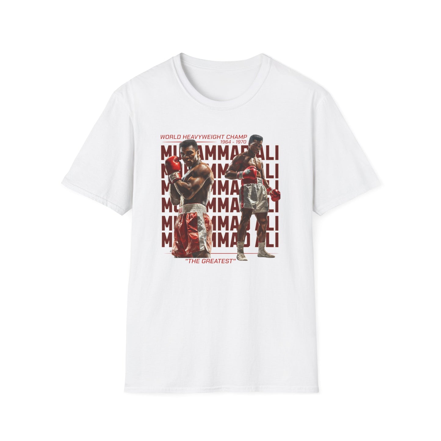 "The Greatest – Muhammad Ali Tribute Tee" Unisex Softstyle T-Shirt - Boxing Legend Gear