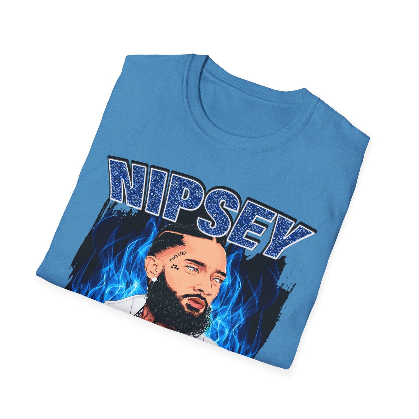 Nipsey Hussle Legacy Tee – Blue Flame Edition