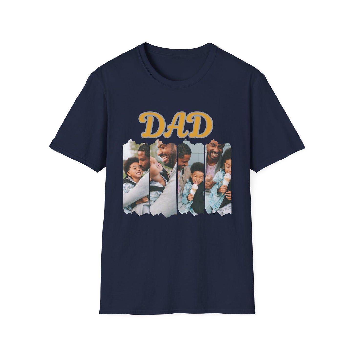 Heartwarming Dad T-Shirt – Family Memory Graphic Tee, Father's Day Gift, Dad T-Shirt, Family Shirt, Casual Wear, Unisex Tee