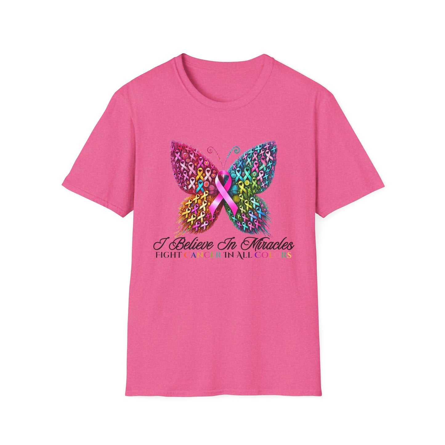 I Believe in Miracles Butterfly Cancer -T-Shirt