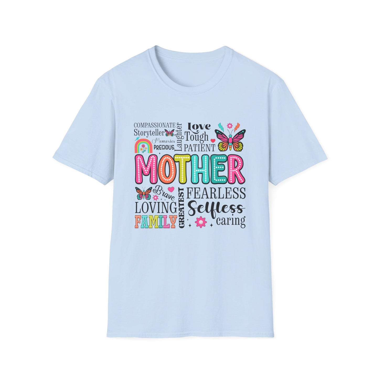 Mom Magic β Retro Rainbow Mother's Day Softstyle T-Shirt