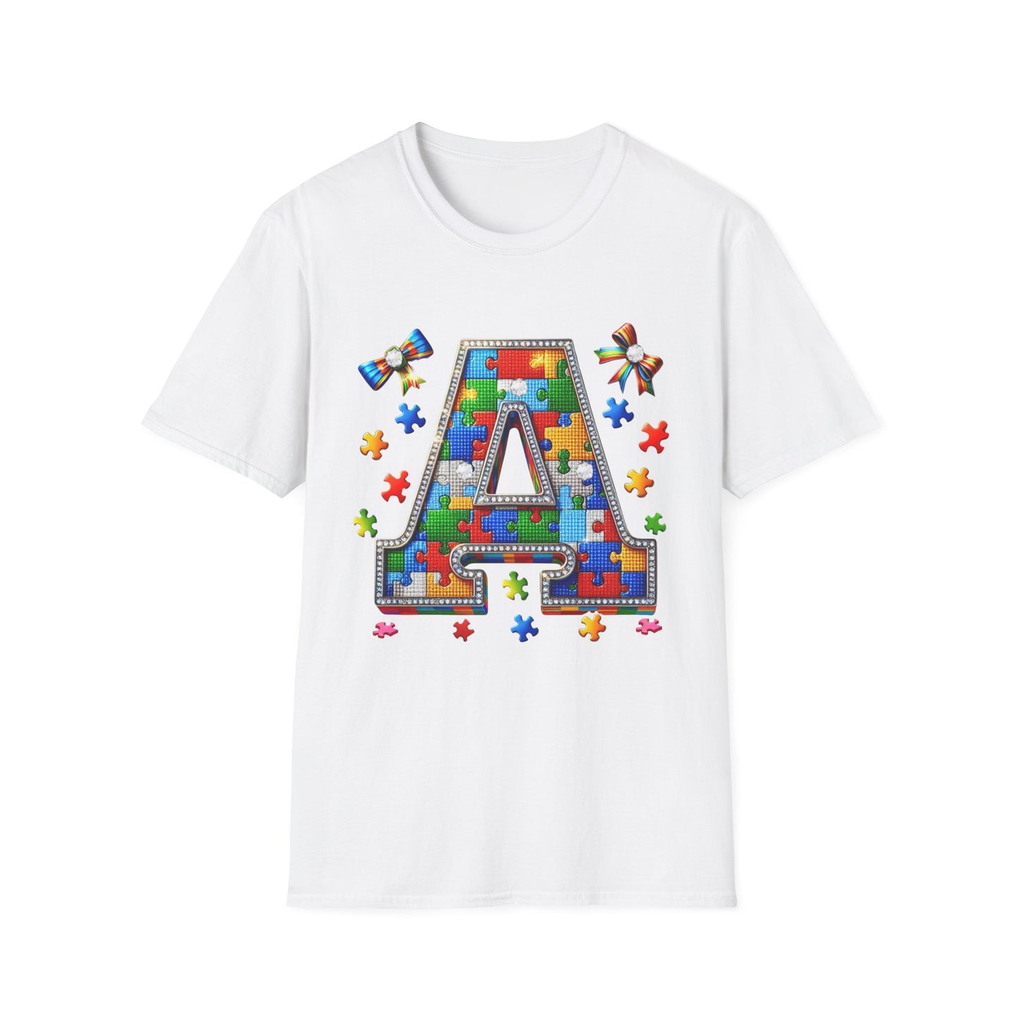 Monogram A Puzzle Shirt – Sparkle & Awareness"