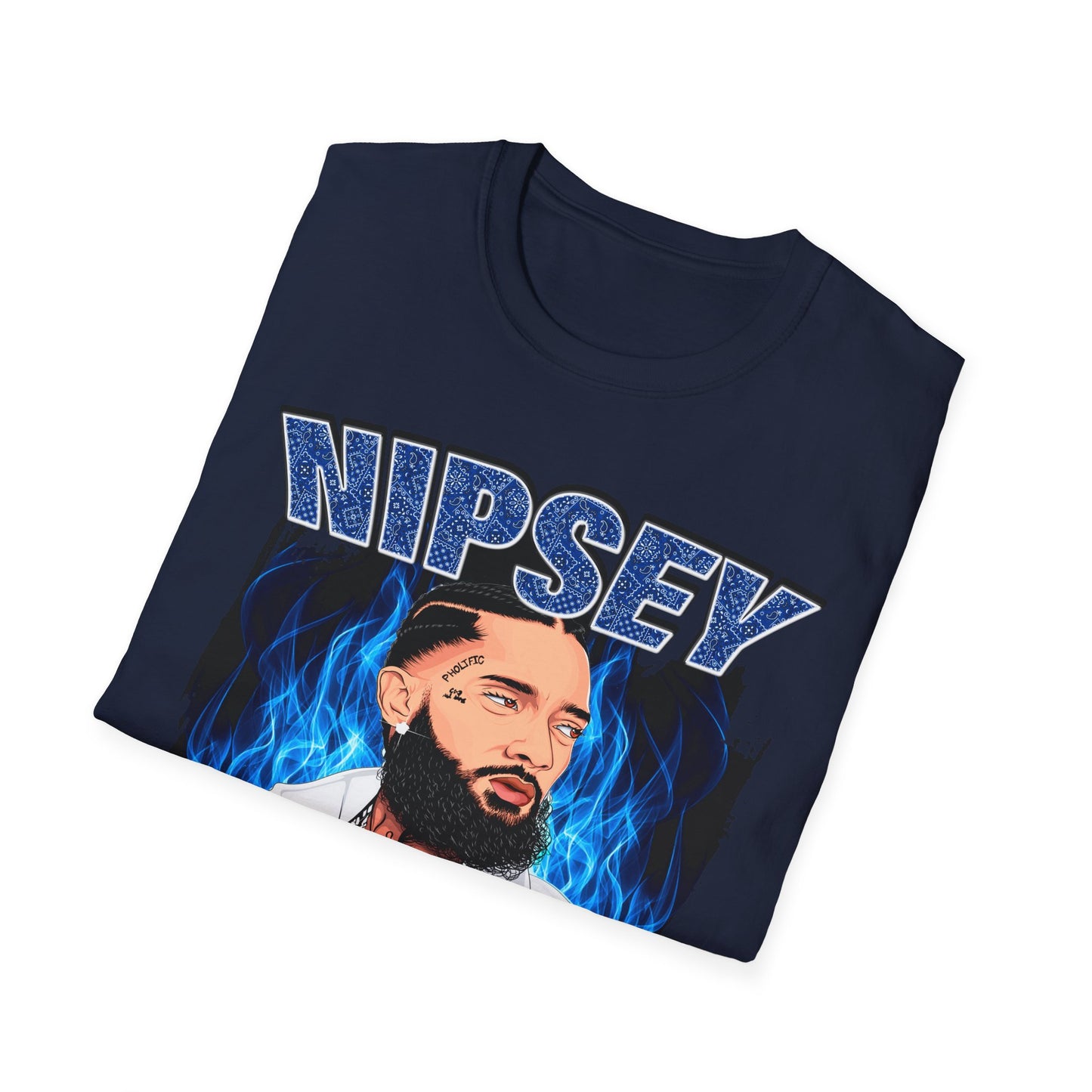 Nipsey Hussle Legacy Tee – Blue Flame Edition