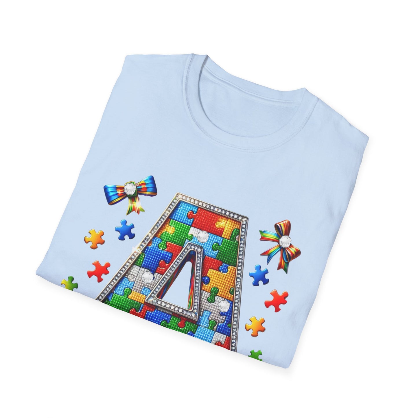 Monogram A Puzzle Shirt – Sparkle & Awareness"