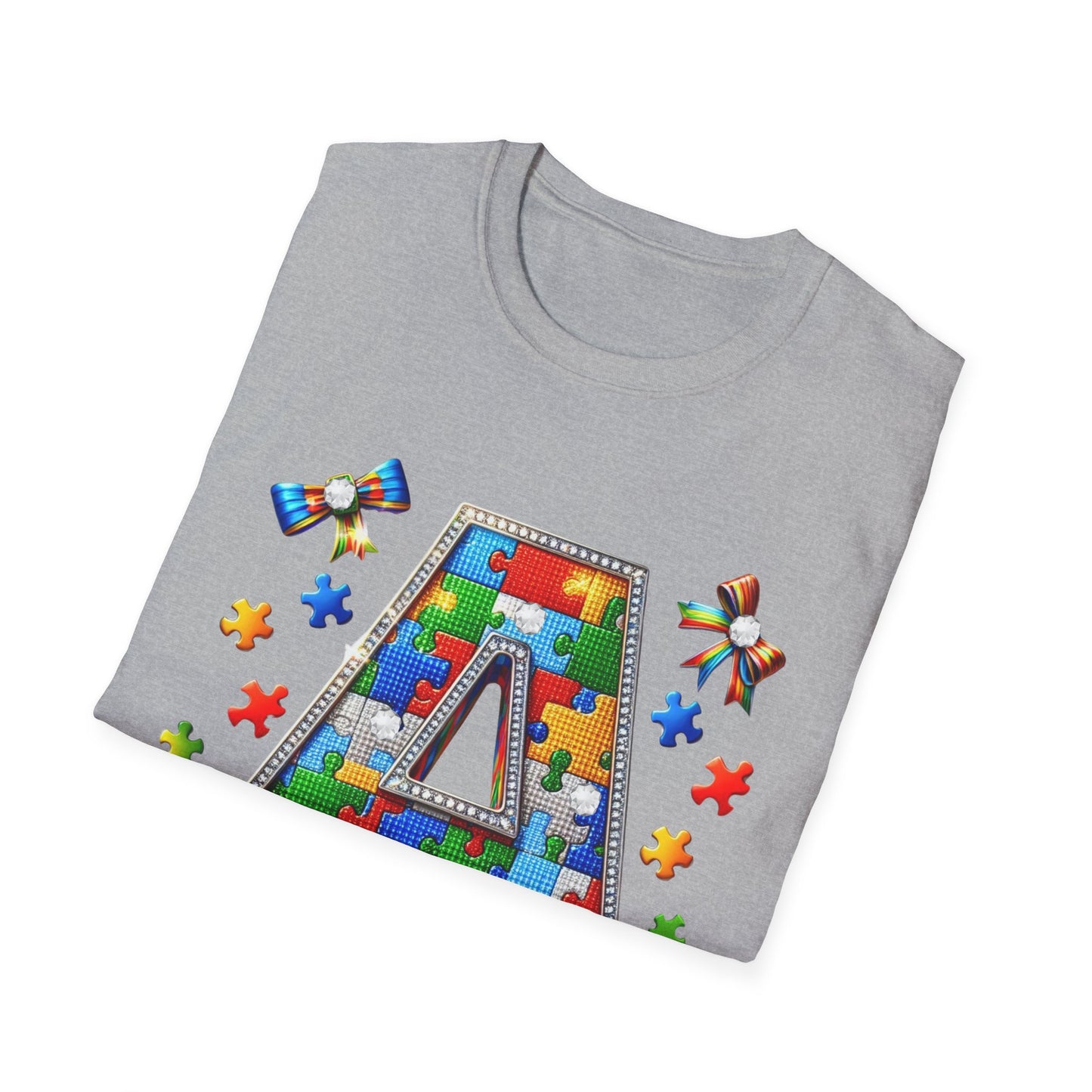 Monogram A Puzzle Shirt – Sparkle & Awareness"
