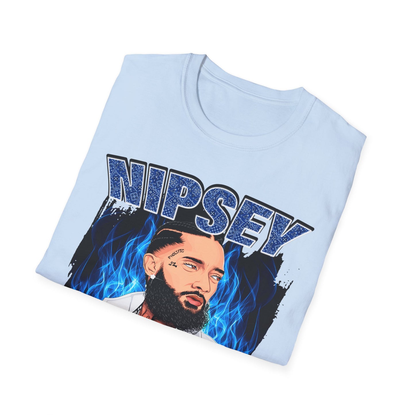Nipsey Hussle Legacy Tee – Blue Flame Edition