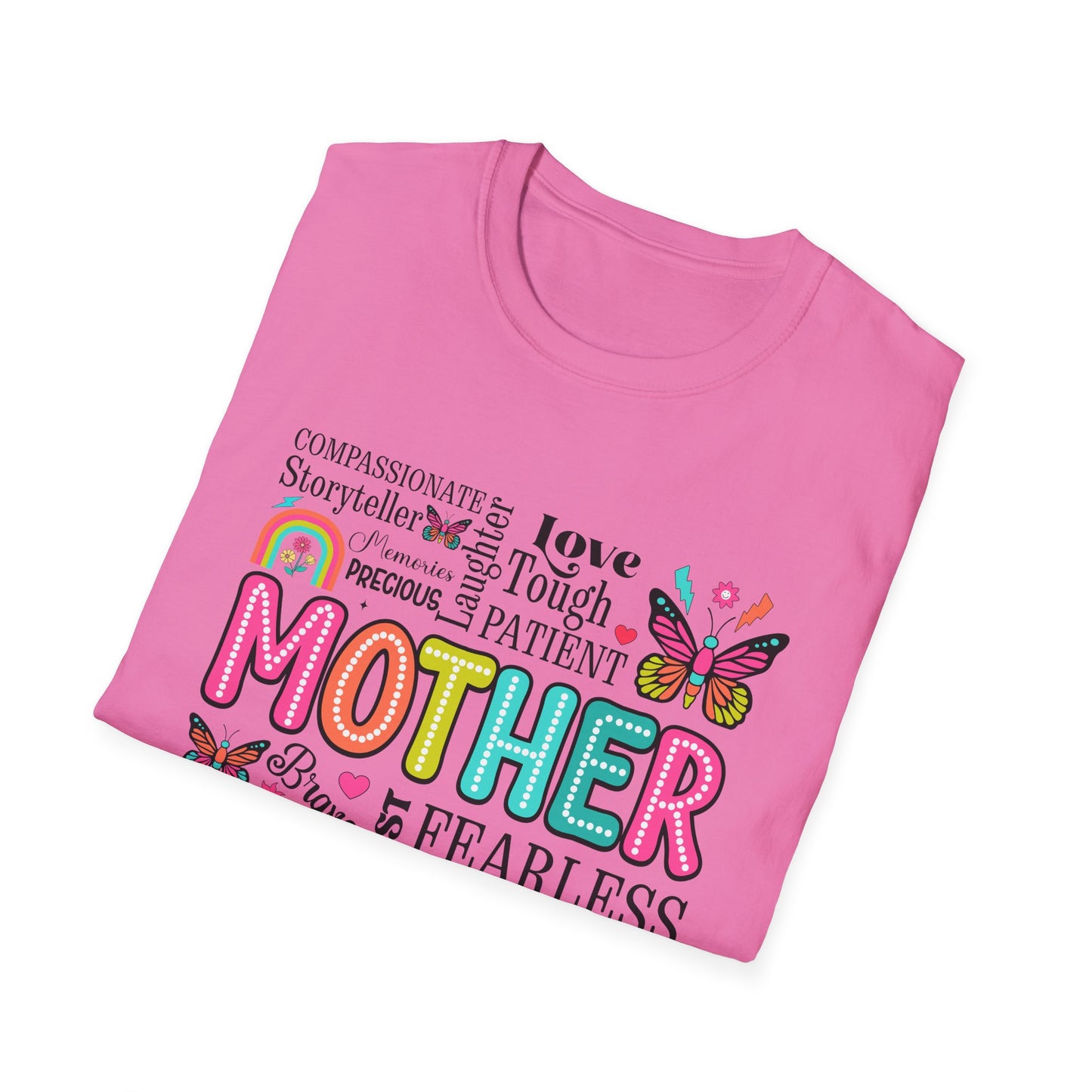 Mom Magic β Retro Rainbow Mother's Day Softstyle T-Shirt